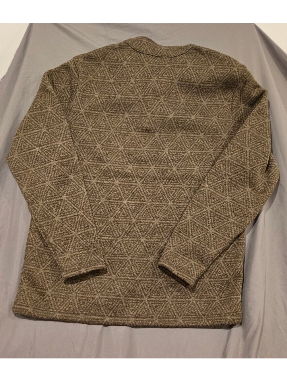 Merrell Select Regulate Geometric Pattern Fleece Pullover Sweater XL